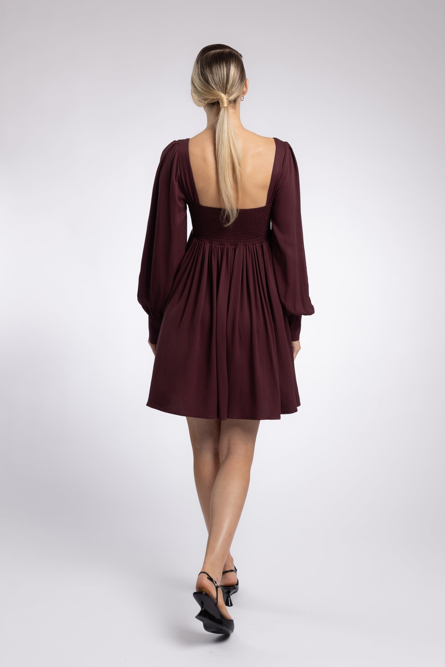 
                  
                    AUBERGINE DRESS
                  
                